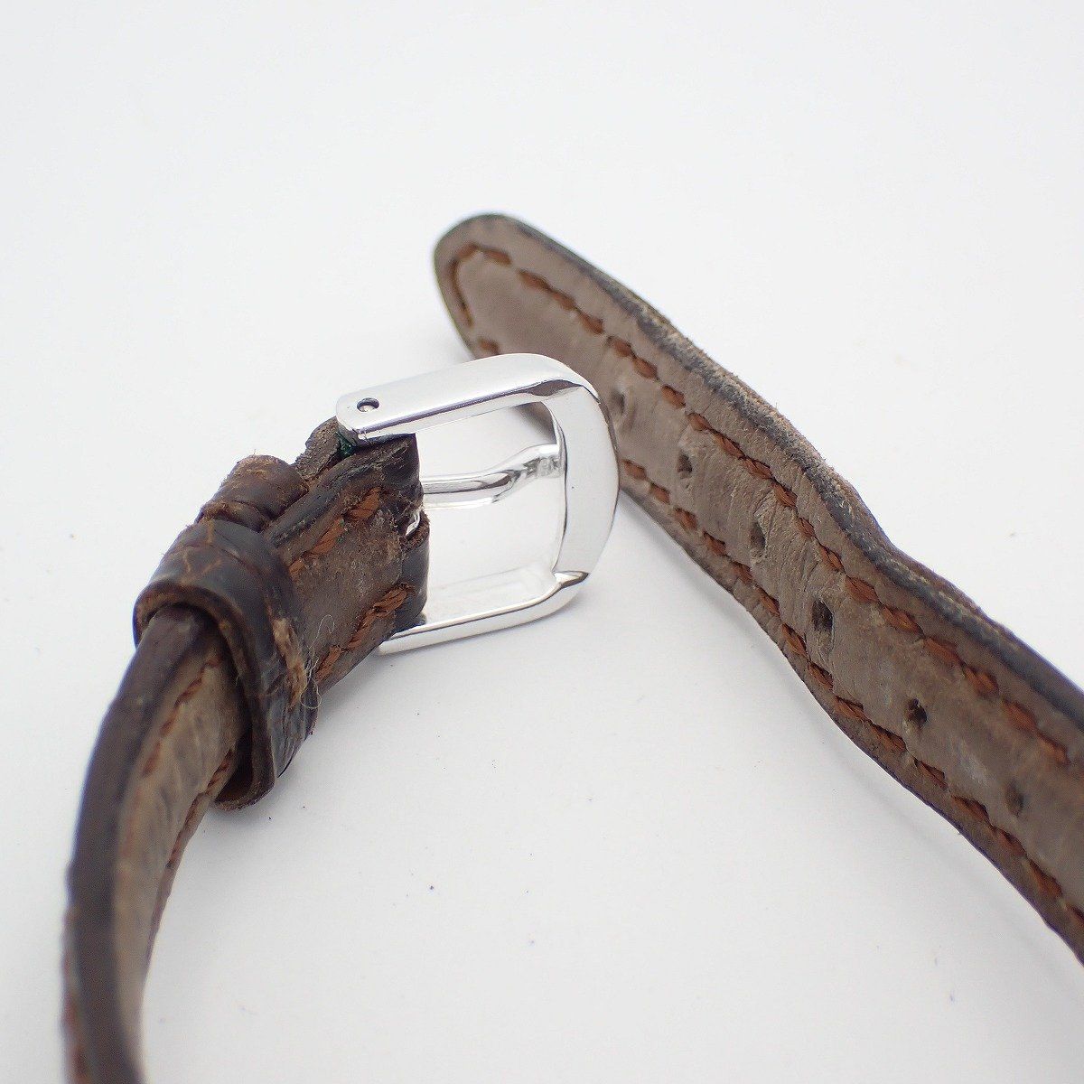 Bvlgari Quartz Watch Black Dial Leather Strap Third Party Buckle — view 6