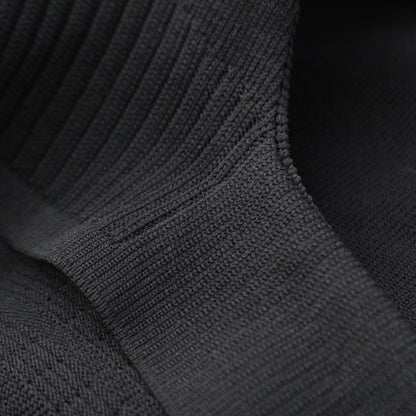 Prada Logo Back Open Cropped Tank Top Black XS — view 8