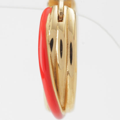 Celine Antral Hoop Earrings Red — view 4