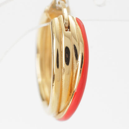 Celine Antral Hoop Earrings Red — view 5
