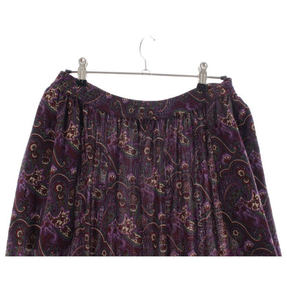 Saint Laurent Rive Gauche Vintage Cotton Floral All Over Print Easy Skirt — view 3