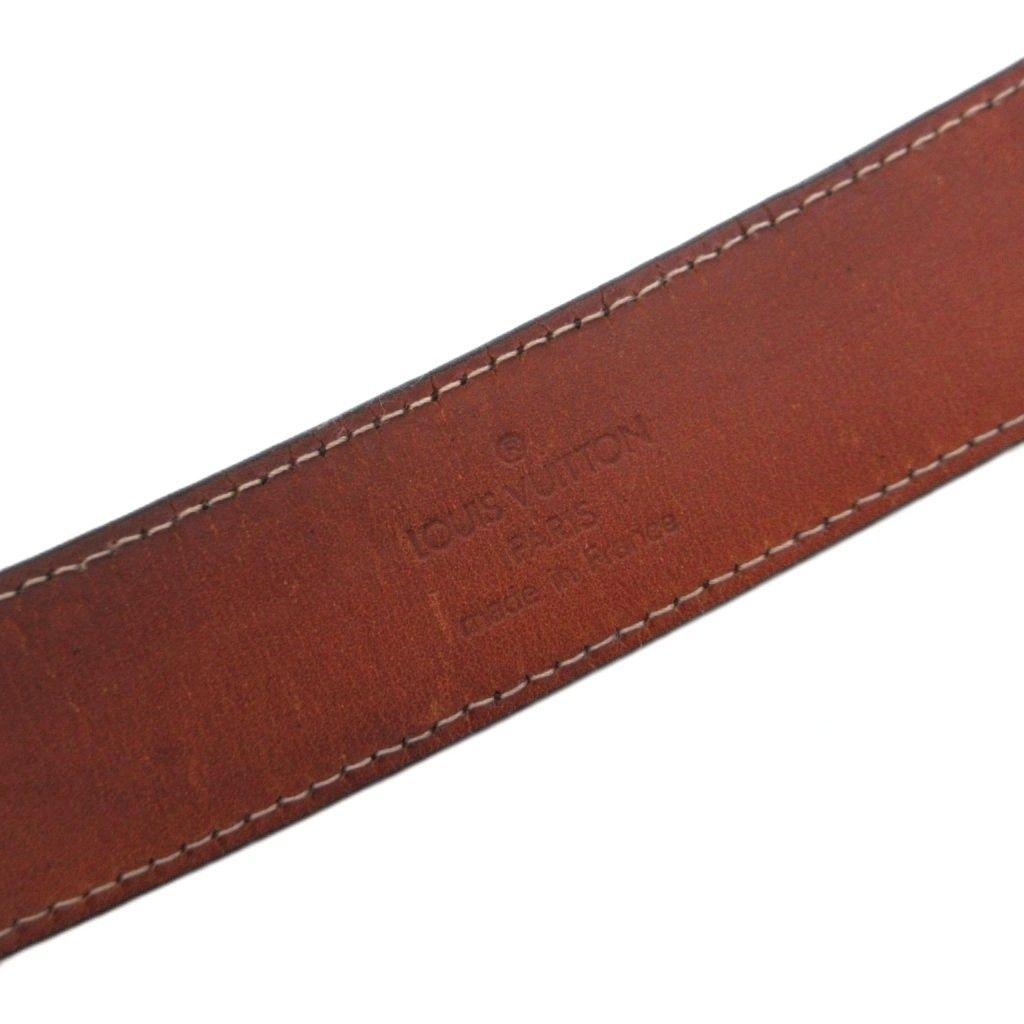 Louis Vuitton Taiga Ceinture Classic Belt Leather Black — view 6