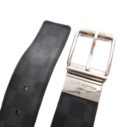 Louis Vuitton Damier Graphite Belt Ceinture Leather Black — view 3