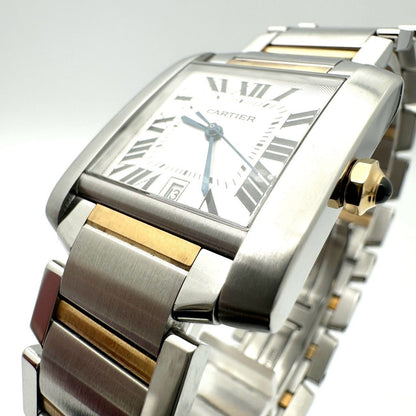 Cartier Watch Tank Francaise LM Automatic SS — view 6