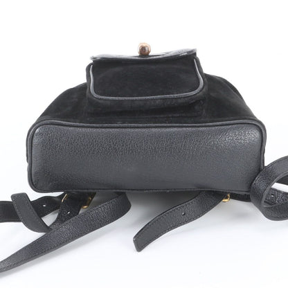 Gucci Vintage Bamboo Leather Backpack — view 7