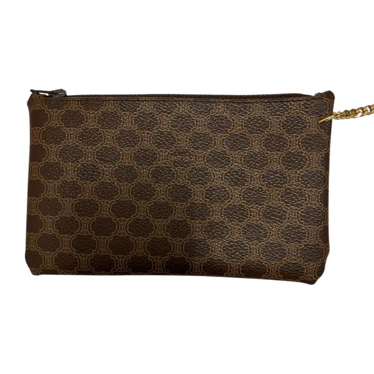 Celine Drawstring Shoulder Magadham Bag Leather — view 5
