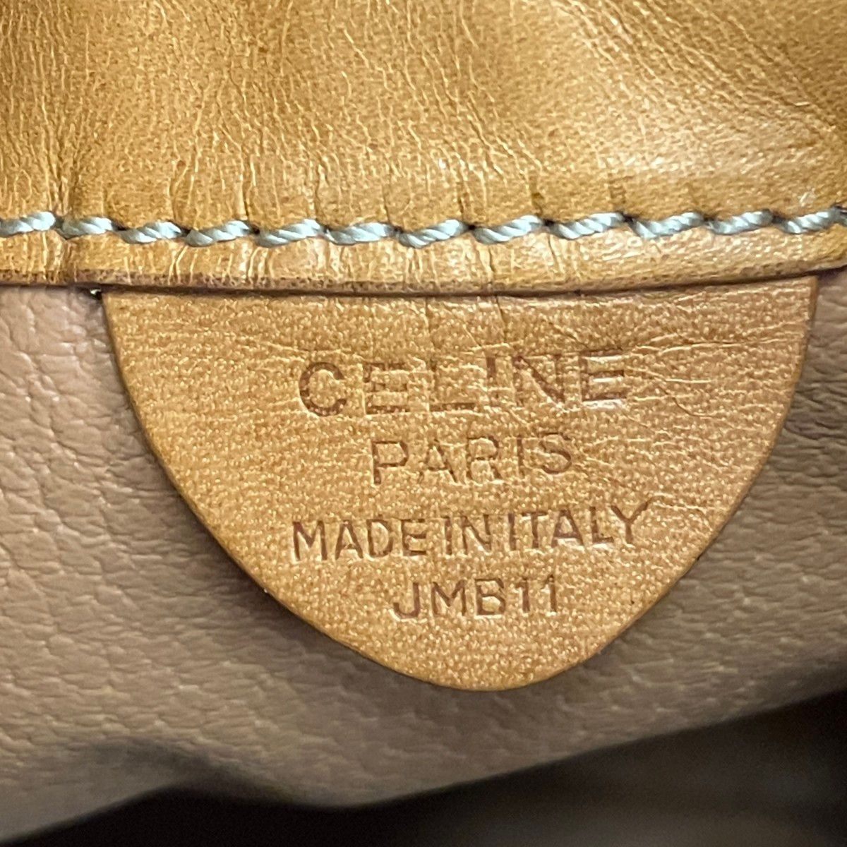 Celine Drawstring Shoulder Magadham Bag Leather — view 4