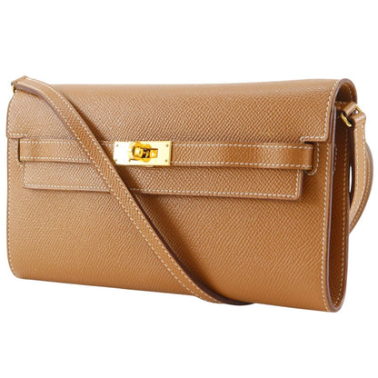 Hermes Kelly Wallet to Go Veau Epsom Gold Brown — view 2