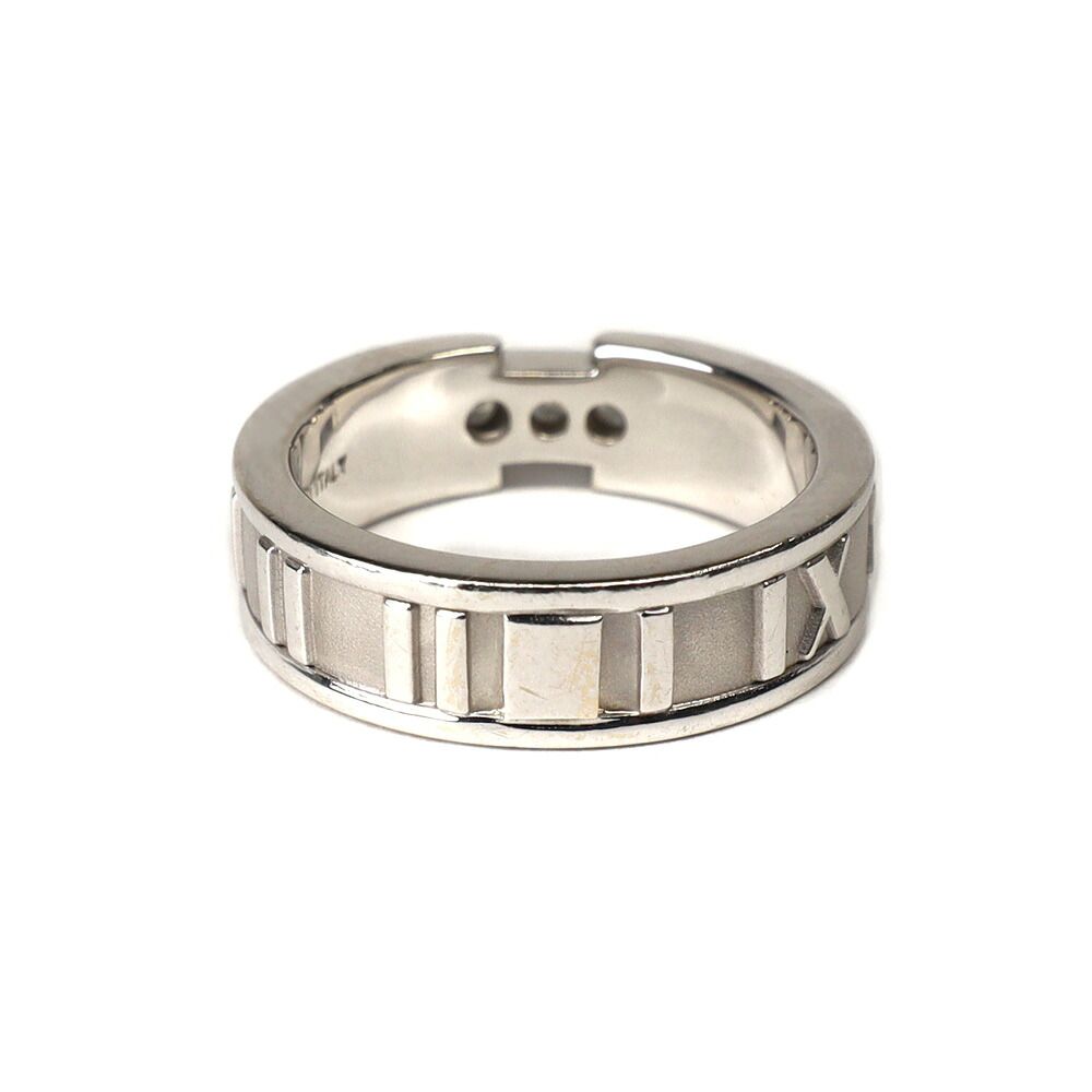 Tiffany & Co Atlas Diamond Ring 750 White Gold — view 4
