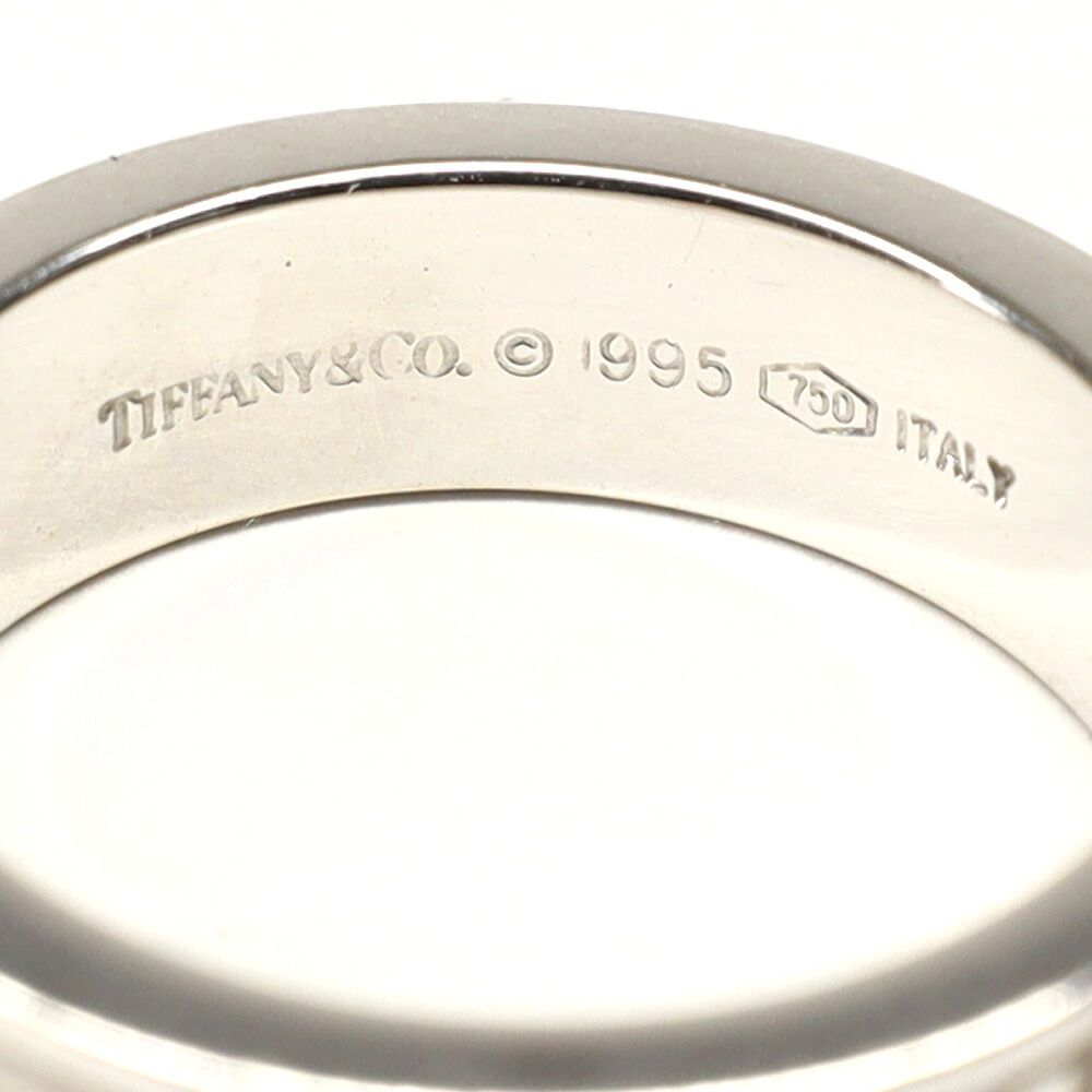 Tiffany & Co Atlas Diamond Ring 750 White Gold — view 6