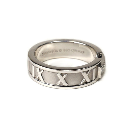 Tiffany & Co Atlas Diamond Ring 750 White Gold — view 3