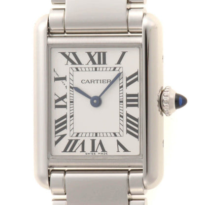 Cartier Tank Must de Cartier SM Watch Steel Silver Dial Quartz