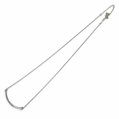 Tiffany & Co T Smile Pendant Small Necklace Silver — view 4