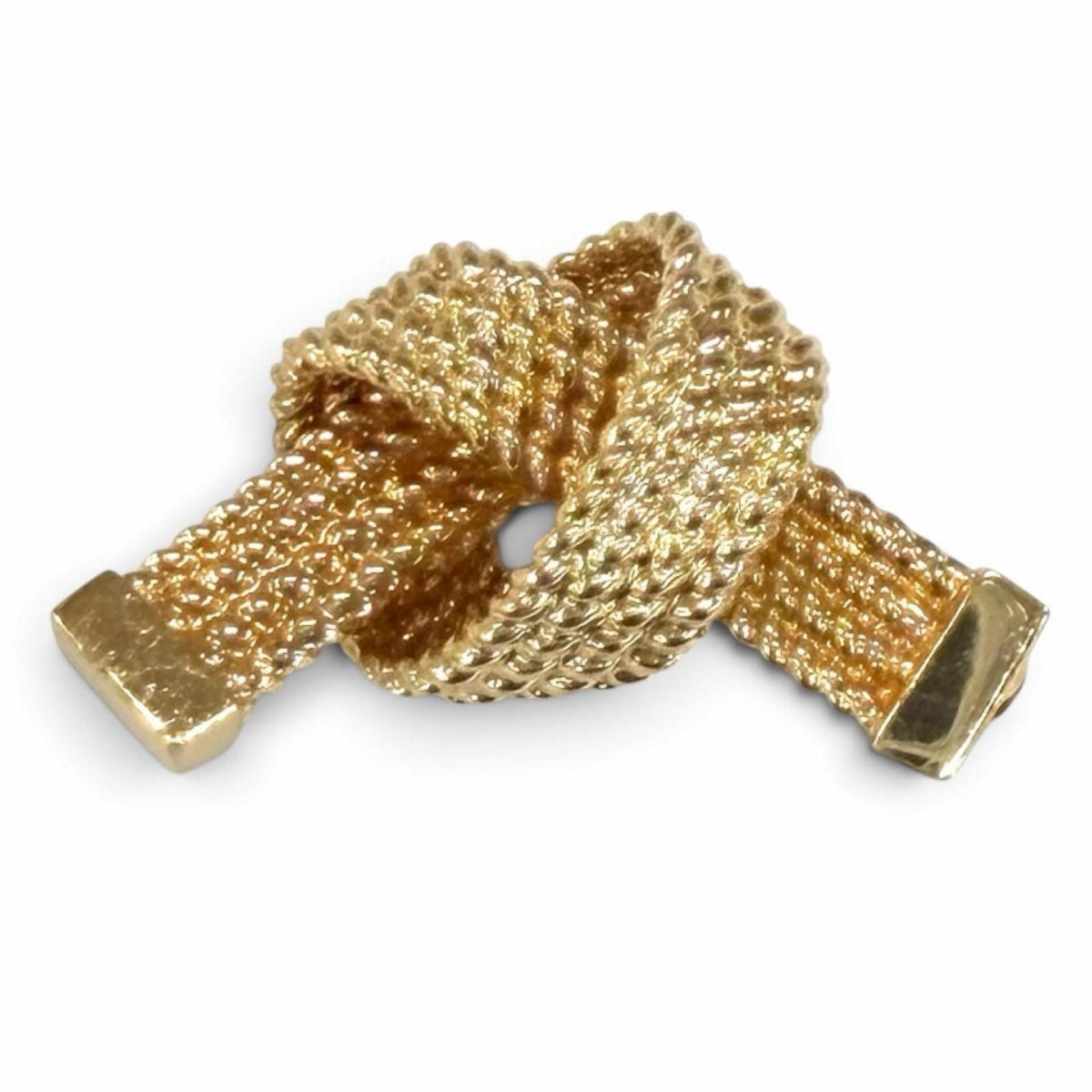 Tiffany & Co Vintage 14k Twisted Rope Brooch Gold