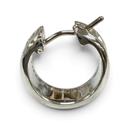 Tiffany & Co Atlas Hoop Earrings Silver — view 3