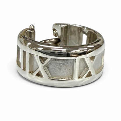 Tiffany & Co Atlas Hoop Earrings Silver — view 5