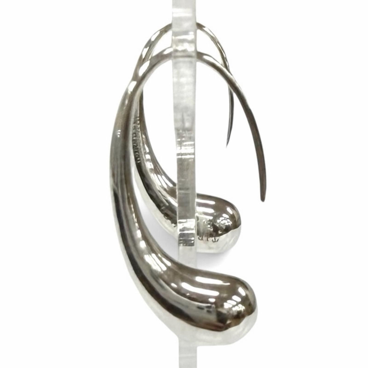 Tiffany & Co Elsa Peretti Teardrop Earrings 925 Silver — view 2