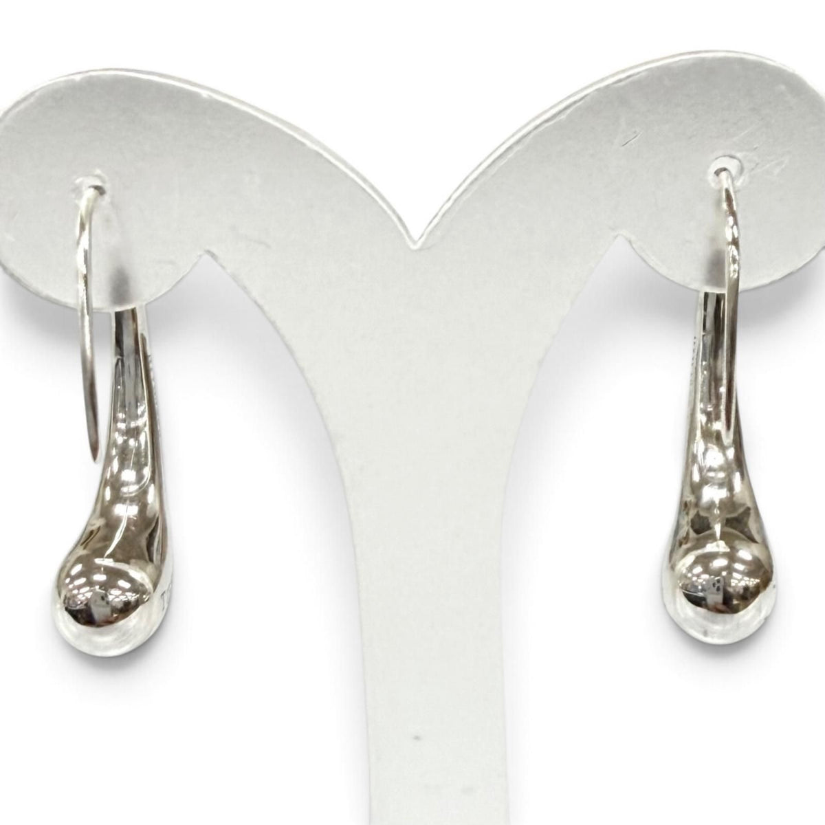 Tiffany & Co Elsa Peretti Teardrop Earrings 925 Silver — view 3