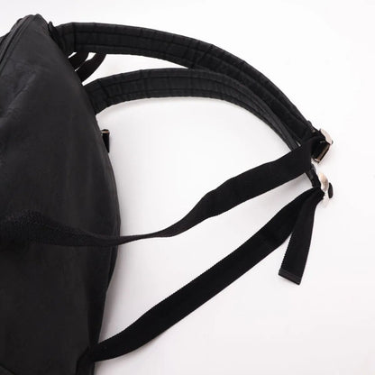 Gucci GG Nylon Leather Backpack Shoulder Bag — view 6