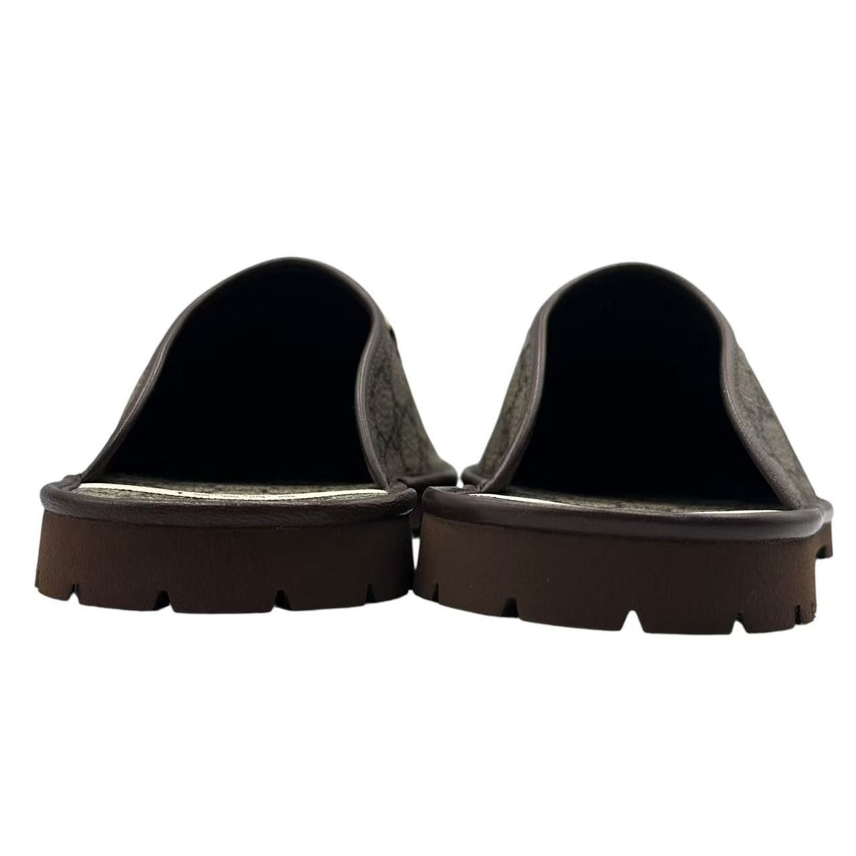 Gucci Sandals GG Supreme Horsebit Leather Mules — view 6