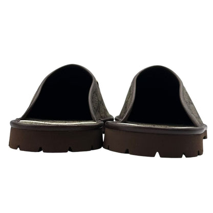 Gucci Sandals GG Supreme Horsebit Leather Mules — view 6