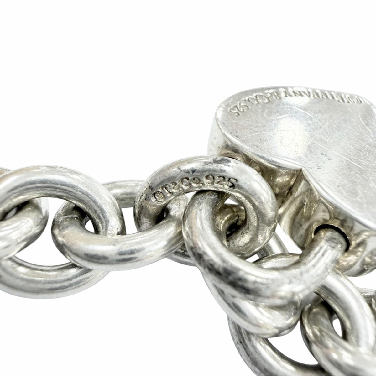 Tiffany & Co Return to Tiffany Heart Lock Choker 925 Necklace Silver — view 7