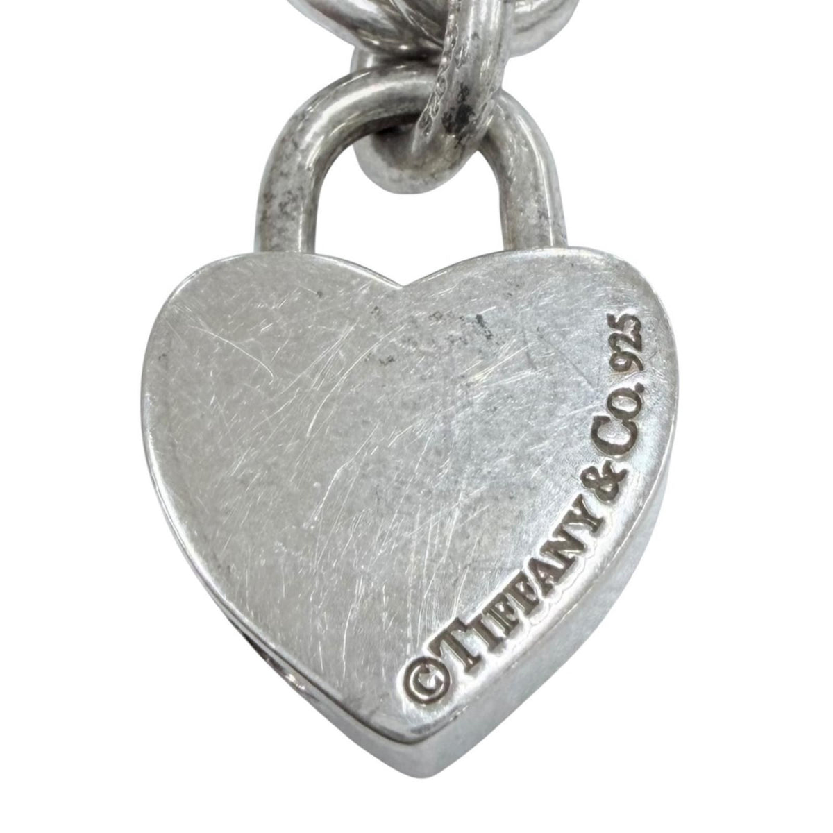 Tiffany & Co Return to Tiffany Heart Lock Choker 925 Necklace Silver — view 4
