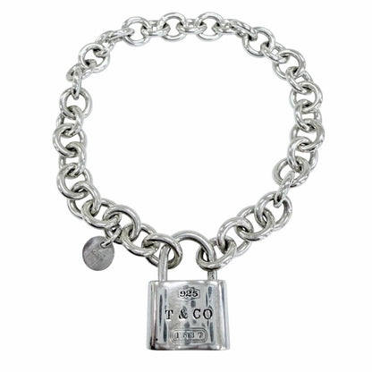 Tiffany & Co 1837 Lock Bracelet 925 Bangle Silver
