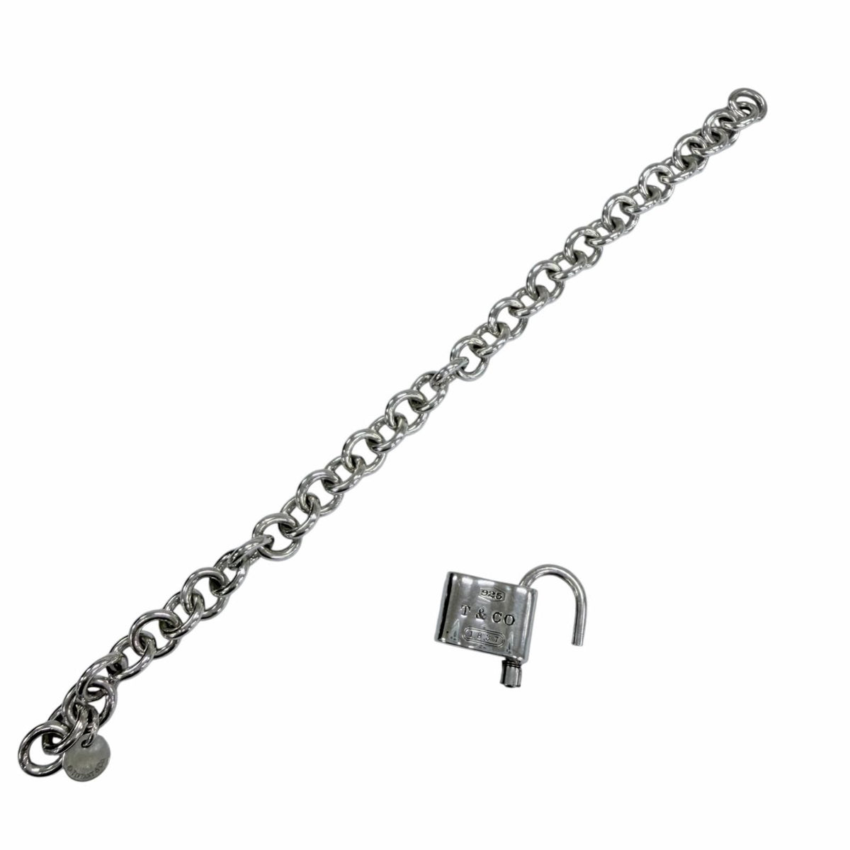 Tiffany & Co 1837 Lock Bracelet 925 Bangle Silver — view 3