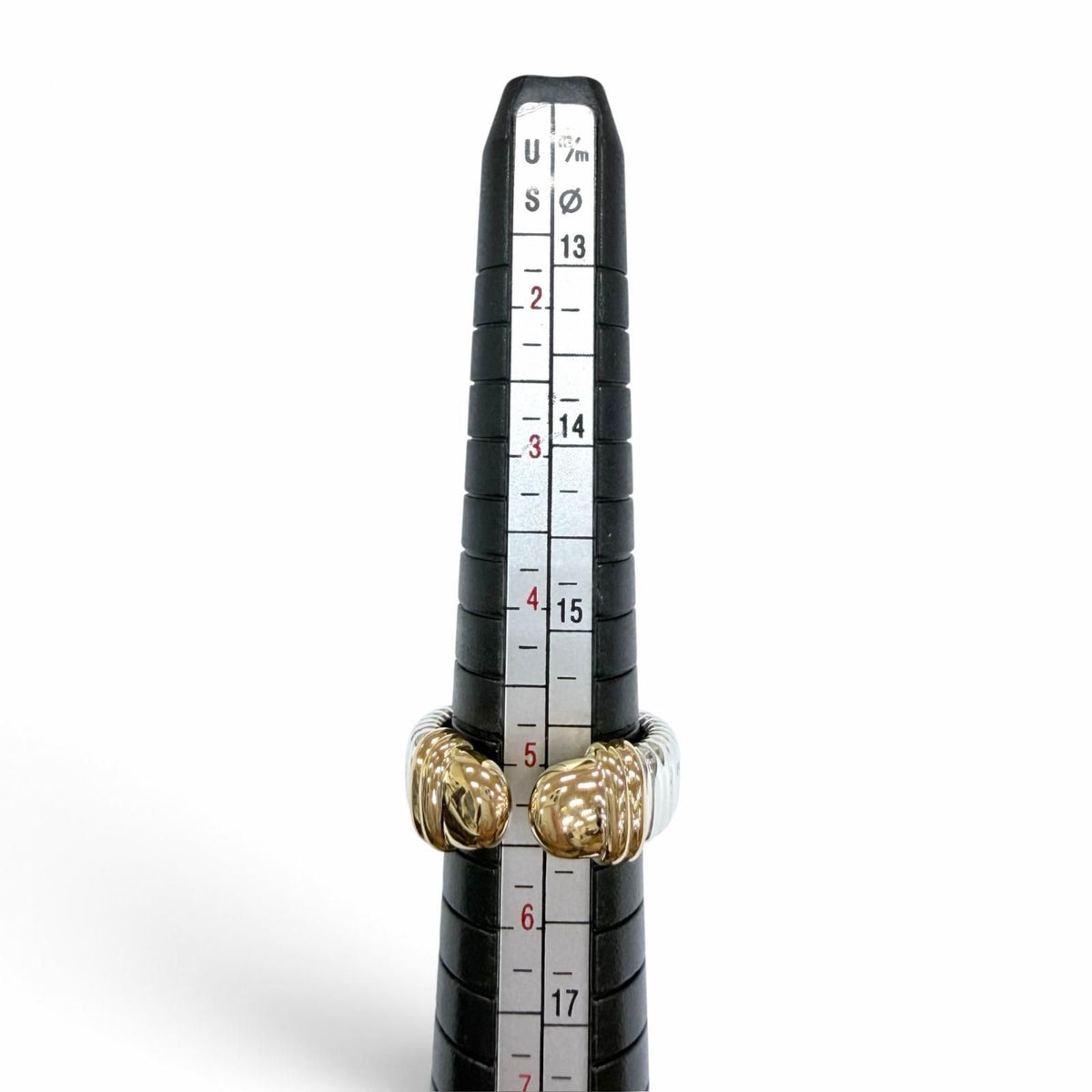 Hermes 18k Ring Yellow Gold Silver JP — view 6