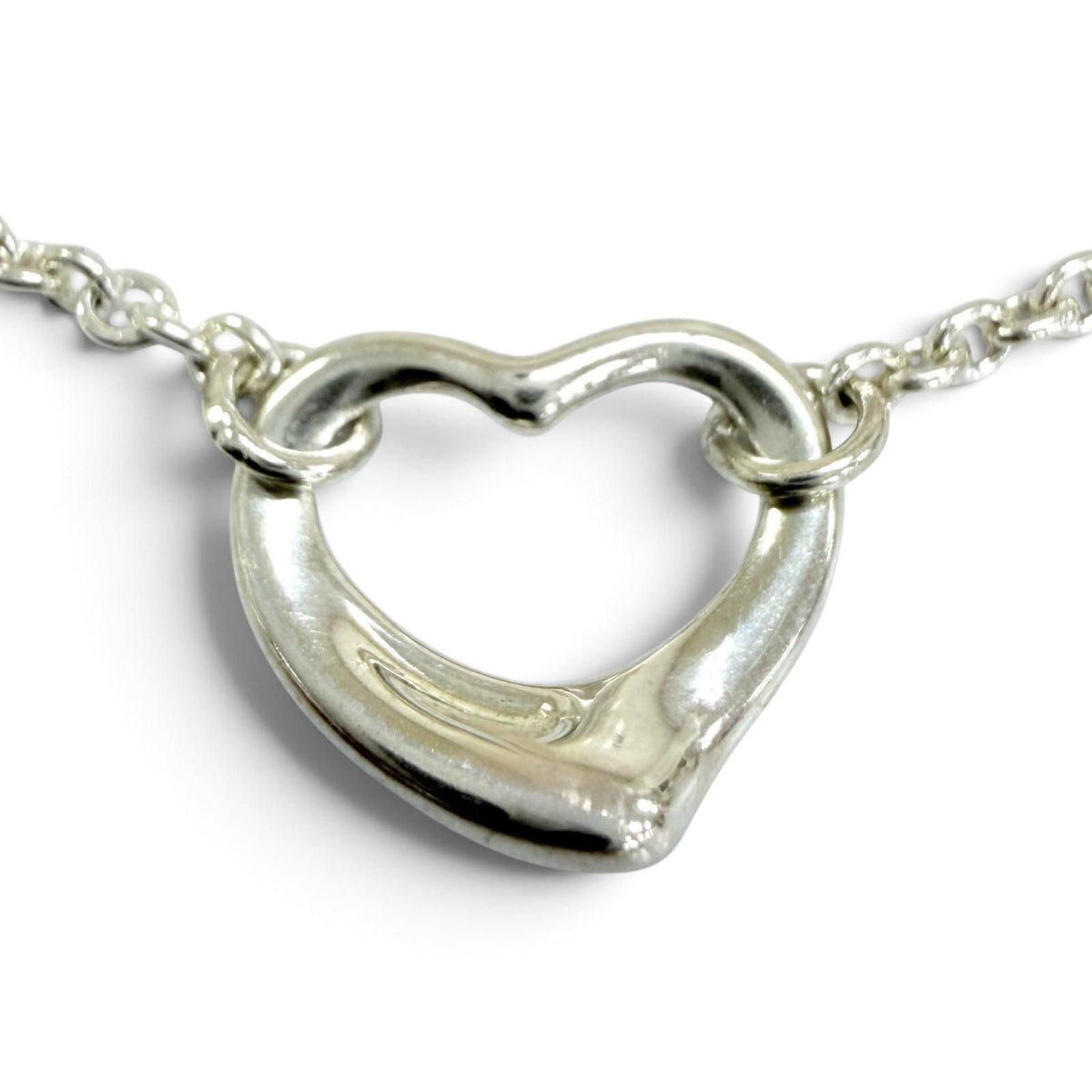 Tiffany & Co Elsa Peretti Open Heart Bracelet 925 Silver — view 3