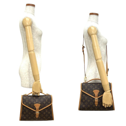Louis Vuitton Vintage Bel Air Monogram Leather 2-Way Shoulder Bag Brown — view 2
