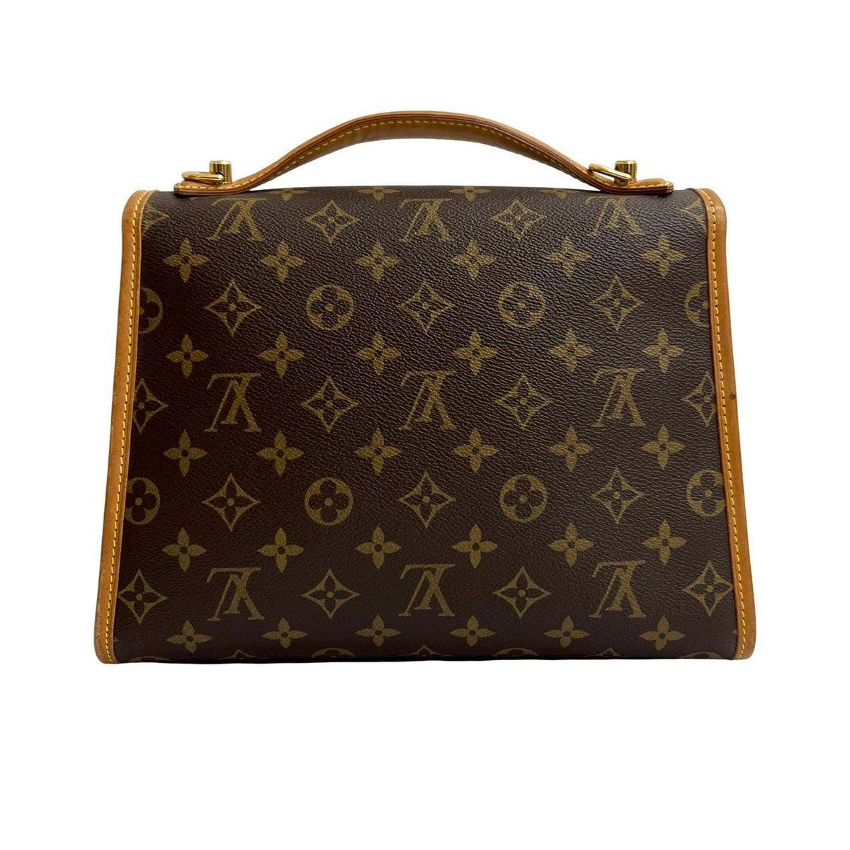 Louis Vuitton Vintage Bel Air Monogram Leather 2-Way Shoulder Bag Brown — view 3