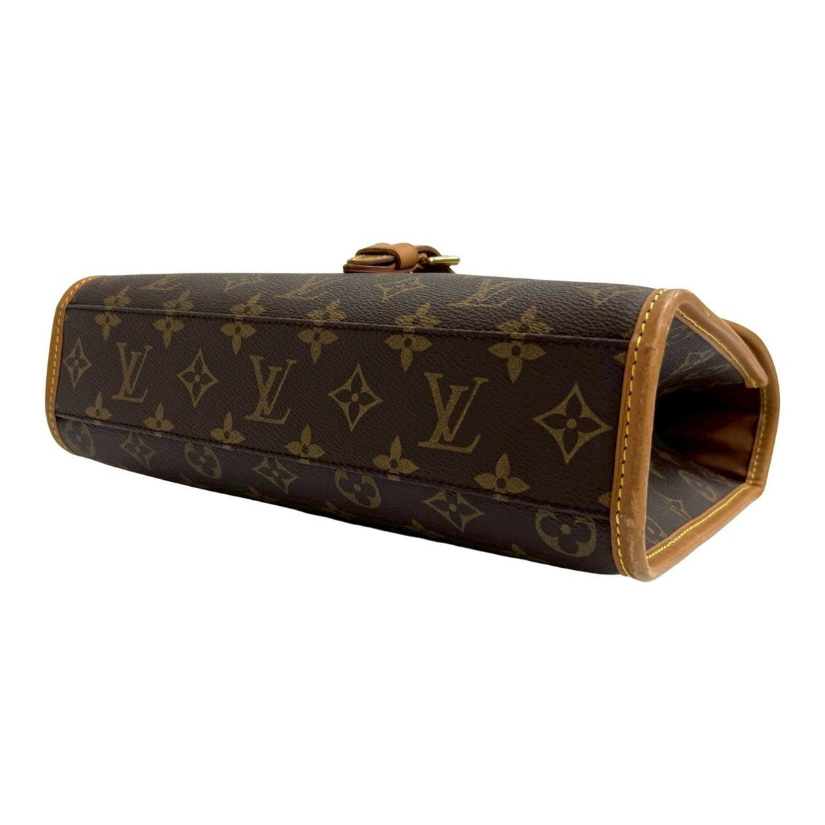 Louis Vuitton Vintage Bel Air Monogram Leather 2-Way Shoulder Bag Brown — view 8