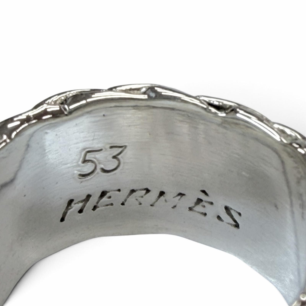Hermes Diane 925 Ring Silver 53 JP — view 5