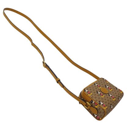 Gucci Shoulder Bag Micro GG Supreme Brown Disney Mickey Mouse Collaboration — view 4