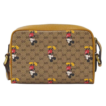 Gucci Shoulder Bag Micro GG Supreme Brown Disney Mickey Mouse Collaboration — view 2