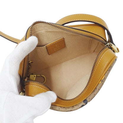 Gucci Shoulder Bag Micro GG Supreme Brown Disney Mickey Mouse Collaboration — view 5