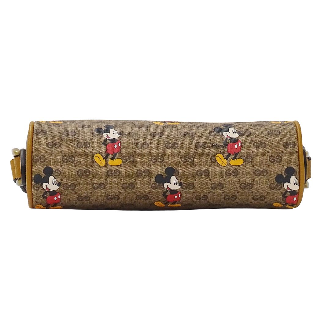 Gucci Shoulder Bag Micro GG Supreme Brown Disney Mickey Mouse Collaboration — view 3