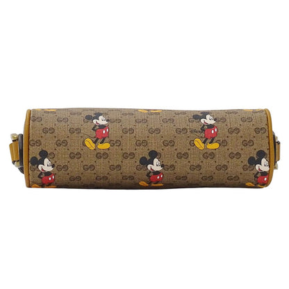 Gucci Shoulder Bag Micro GG Supreme Brown Disney Mickey Mouse Collaboration — view 3