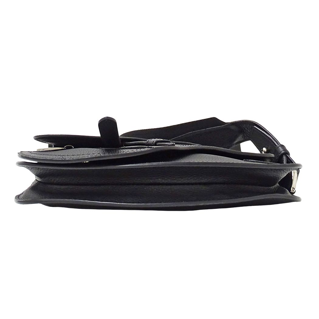 Dior Saddle Shoulder Bag Leather Black Small — view 3