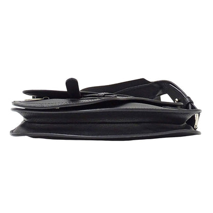 Dior Saddle Shoulder Bag Leather Black Small — view 3