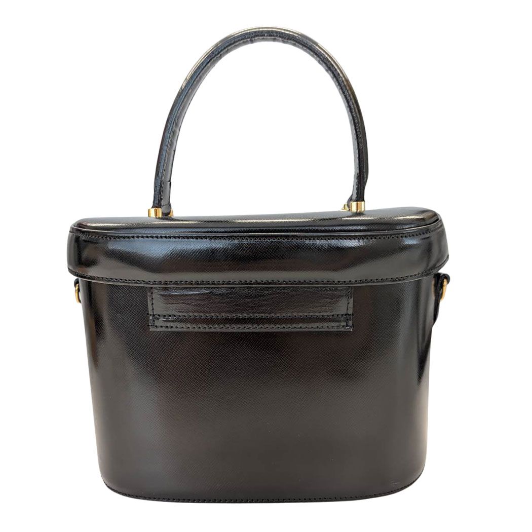 Versace Bag Handbag Leather Vanity Black — view 2