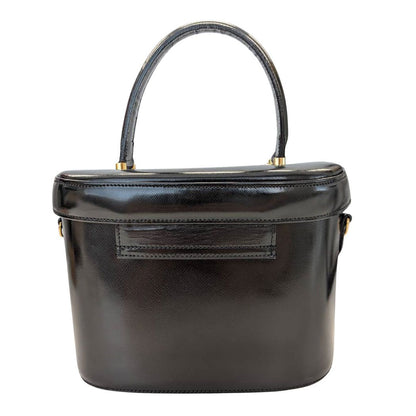 Versace Bag Handbag Leather Vanity Black — view 2