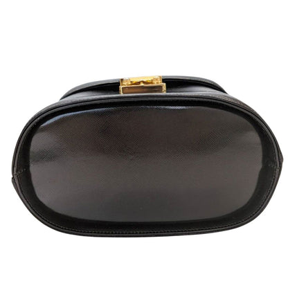 Versace Bag Handbag Leather Vanity Black — view 3