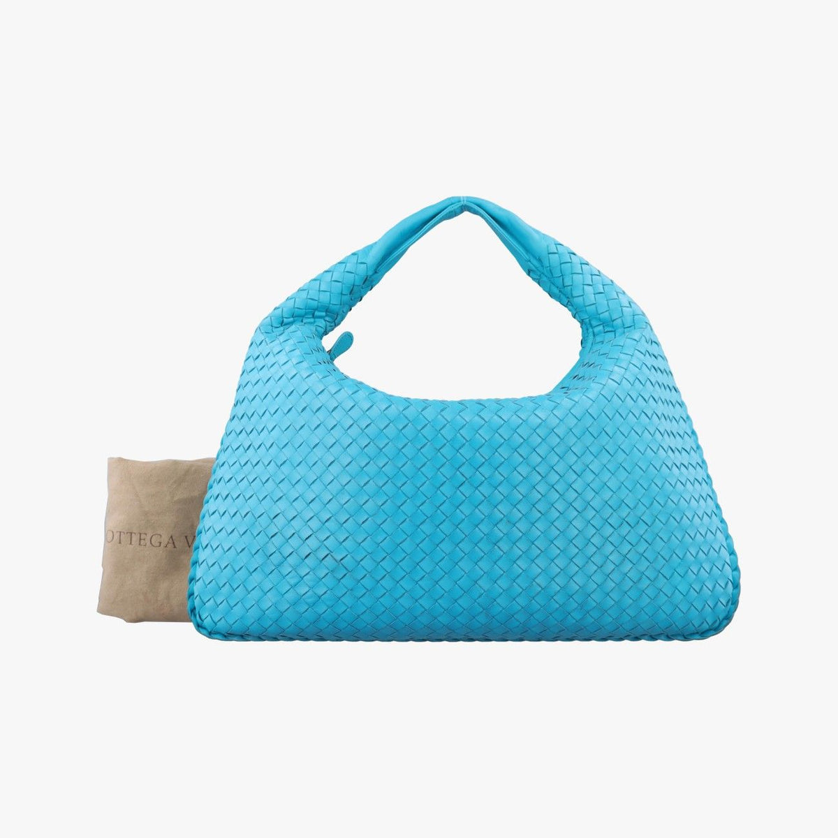 Bottega Veneta Intrecciato Blue Lambskin