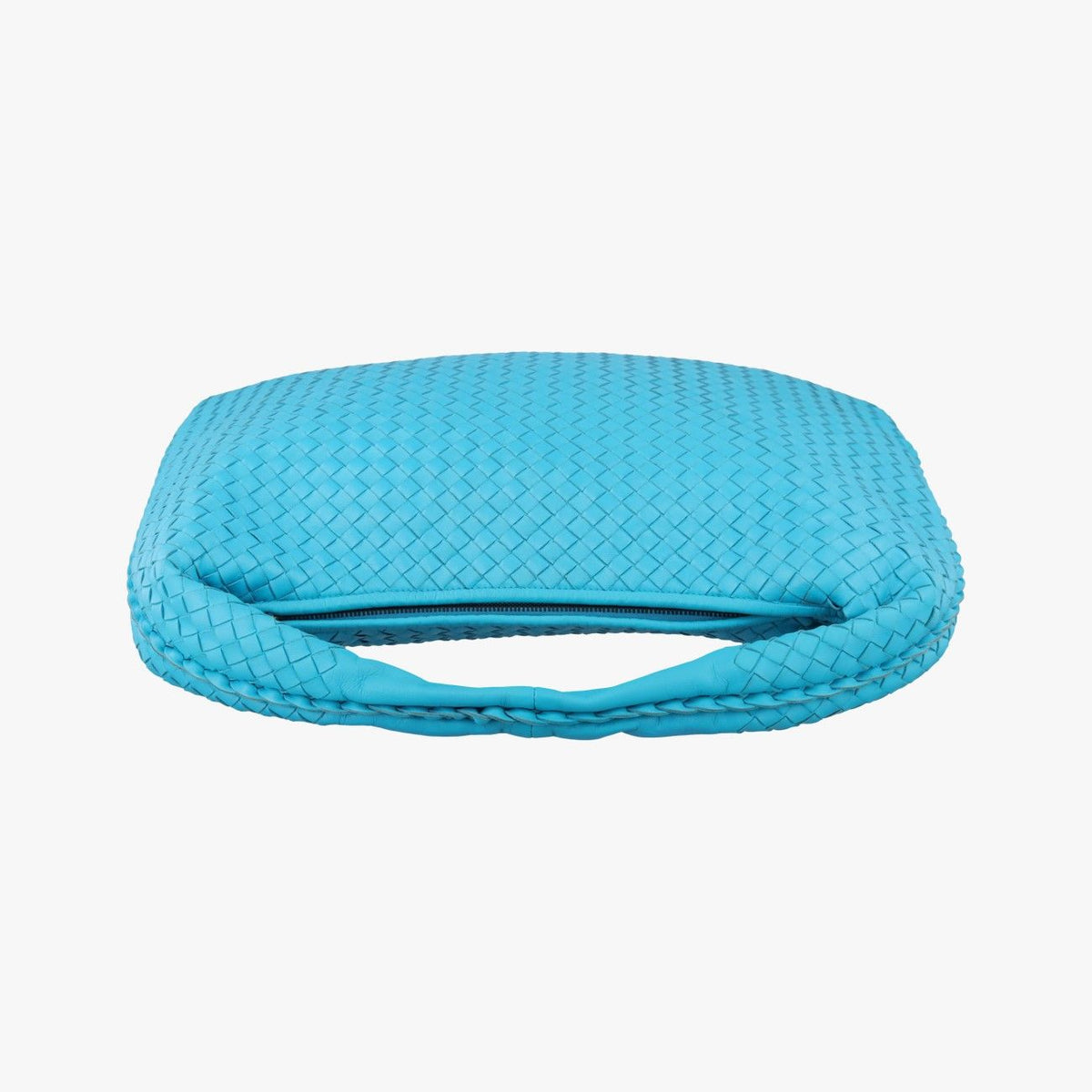 Bottega Veneta Intrecciato Blue Lambskin — view 8