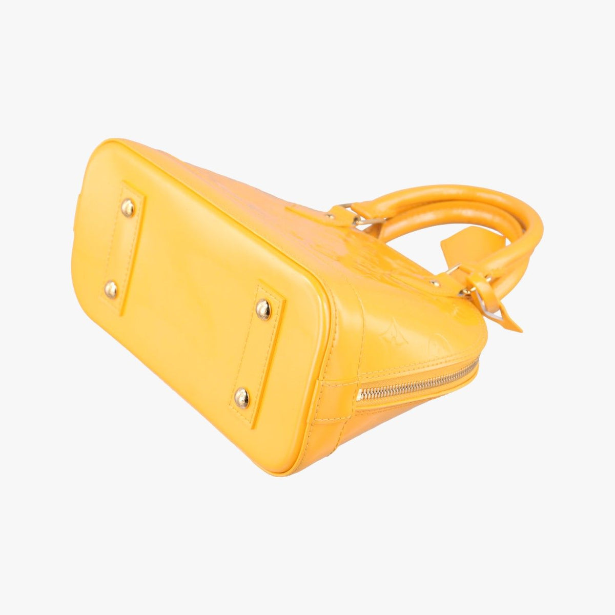 Louis Vuitton Alma PM Jaune Passion Vernis Handbag — view 4