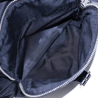 Prada Tessuto Nylon Triangle Logo Leather Shoulder Bag Crossbody Messenger — view 8