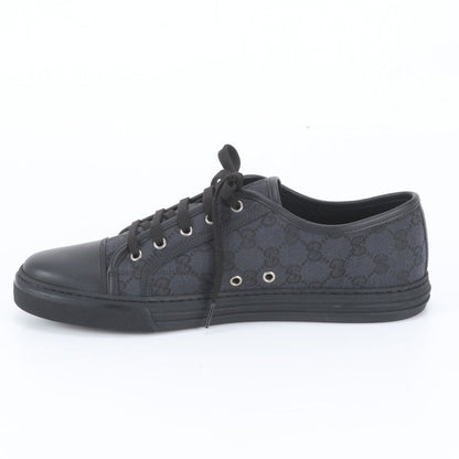 Gucci GG Canvas Leather Low-Top Sneakers Lace-up Shoes 11.5 — view 6